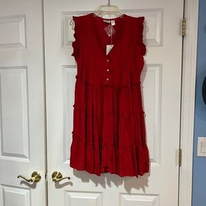 Dia tiered mini dress